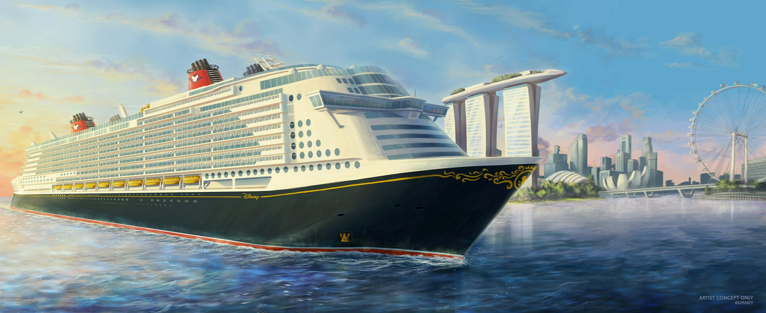 Disney Cruise Line stationiert ehemalige Global Dream in Singapur