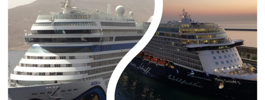 Die beiden Kreuzfahrt-Marktführer AIDA Cruises und TUI Cruises im Vergleich (Fotos Stieger)