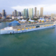 Das grösste Kreuzfahrtschiff der Welt, die Icon of the Seas vor Miami (Foto Royal Caribbean)