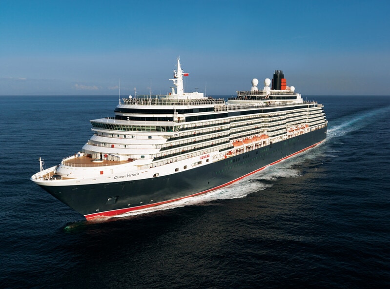 Die Queen Victoria verfügt über insgesamt 1.035 Kabinen (Foto Cunard)