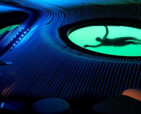 Le Lapérouse - Unterwasser-Lounge Blue Eye (Foto Ponant- Christophe Dugied)