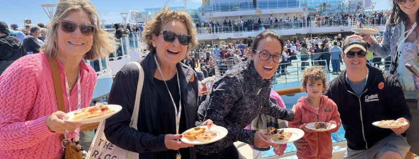 Mit Tony Gemignani, 13-facher World Pizza Champion, hat Princess Cruises einen Guinness Weltrekord für die "Weltgrößte Pizza-Party" aufgestellt (Foto Princess Cruises)