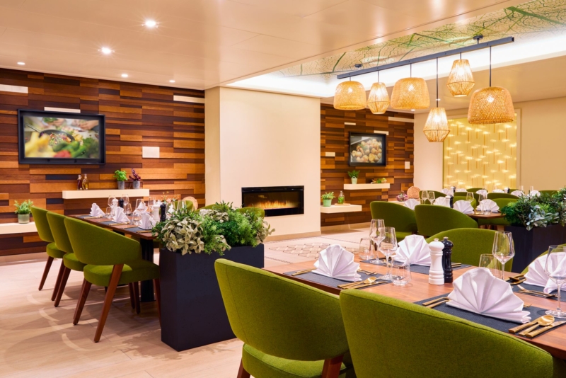 Das vegane Restaurant auf der AIDAprima (Foto AIDA Cruises)