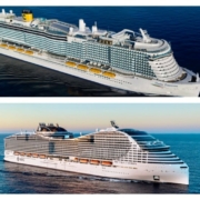 Costa Toscana und MSC World Europa (Fotos Costa Kreuzfahrten/MSC Cruises)