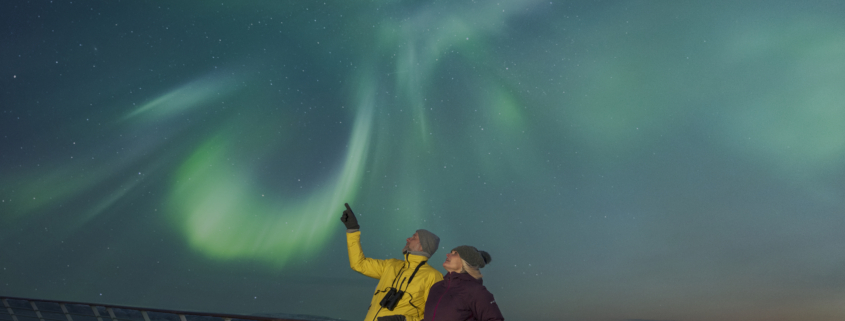 Hurtigruten hält seit nunmehr 10 Jahren sein Nordlicht-Versprechen (Foto Hurtigruten)