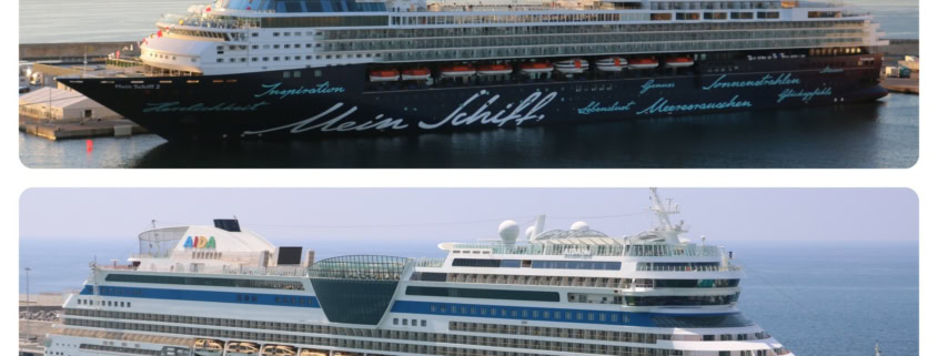 Der grosse Vergleich zwischen TUI Cruises mit der Mein Schiff Flotte und der Nr. 1 in Deutschland, AIDA Cruises (Bilder Stieger)