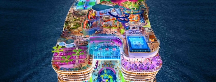 Ab August 2025 sticht die Star of the Seas erstmals in See (Rendering Royal Caribbean)