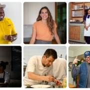 Taufpaten der Oceania Allura: Tavel Bristol-Joseph, Katie Button, Calvin Eng, Aisha Ibrahim, George Mendes und Lawrence „LT“ Smith (Fotos Oceania Cruises) Taufpaten der Oceania Allura: Tavel Bristol-Joseph, Katie Button, Calvin Eng, Aisha Ibrahim, George Mendes und Lawrence "LT" Smith (Fotos Oceania Cruises)