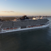 Die MSC Seascape erreicht ihren neuen Heimathafen in Galveston (Foto MSC Cruises)