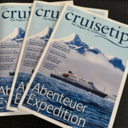 Die aktuelle Ausgabe des Schweizer Schiffsreisen Magazins cruisetip