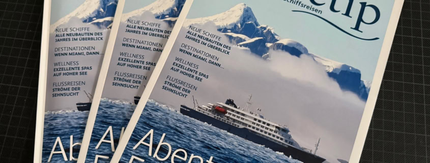 Die aktuelle Ausgabe des Schweizer Schiffsreisen Magazins cruisetip