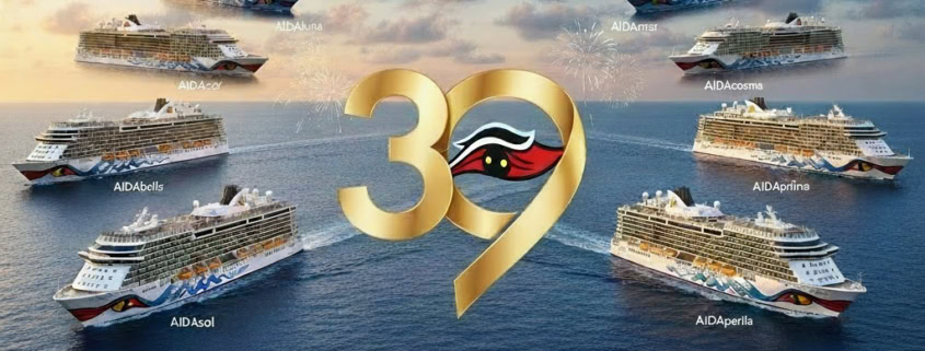 AIDA Cruises feiert 30 Jahre auf den Weltmeeren (Foto mit KI erstellt)
