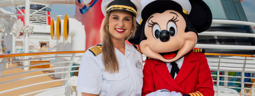 Neue Kapitänin an Bord der Disney Wish: Maria Gotor übernimmt das Kommando (Foto Disney Cruise Line)