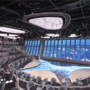 Die Panorama Lounge der MSC World Asia wird mit zwei Shows zum Leben erweckt (Foto MSC Cruises)